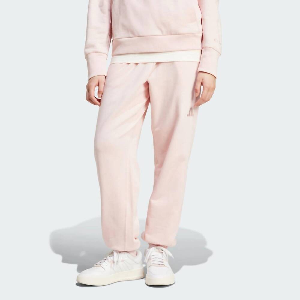 NEW ADIDAS women's all szn french terry loose pants in pink